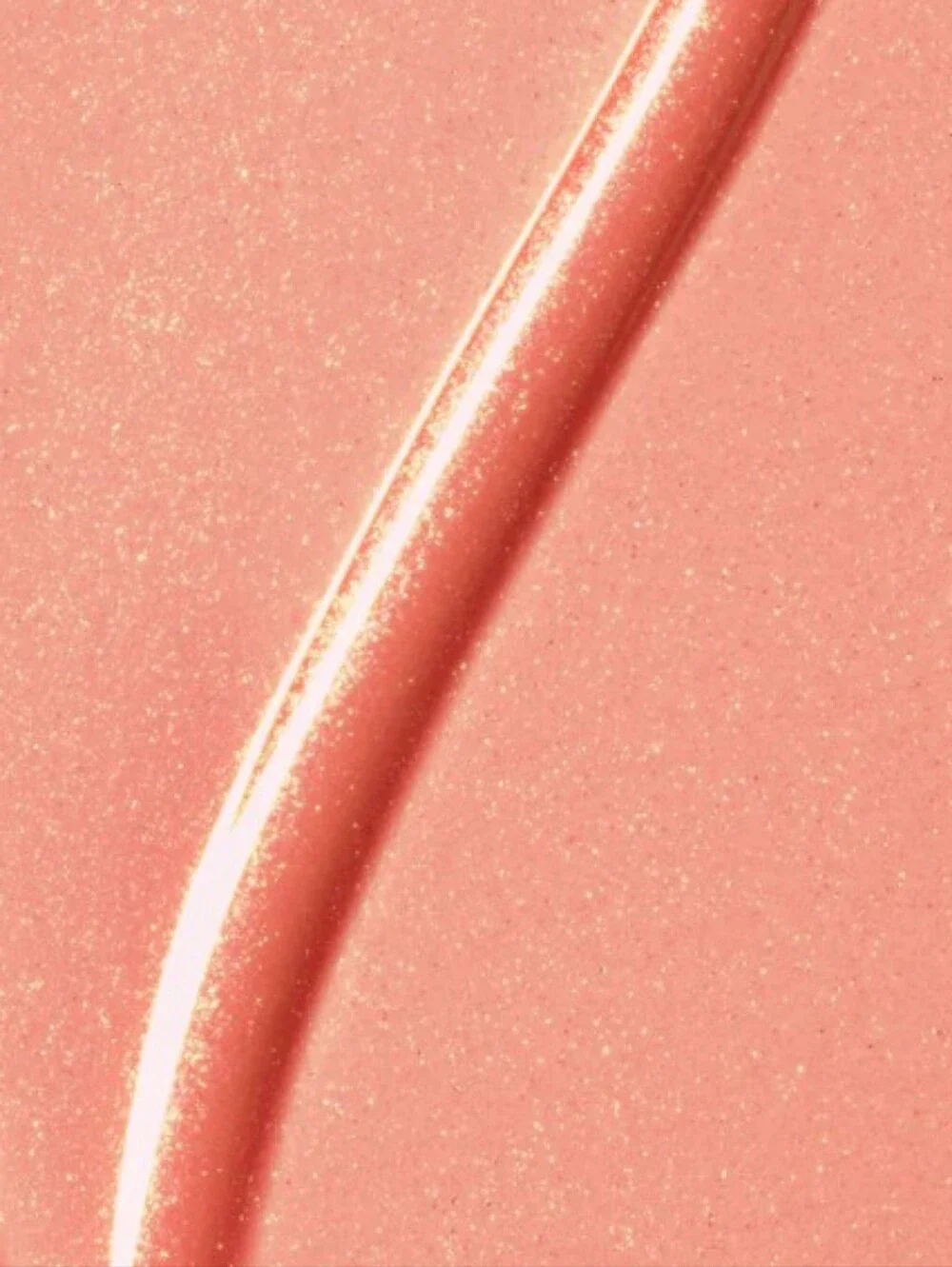 RARE BEAUTY Beam Lip Gloss — Peachy Coral with Pink Pearl